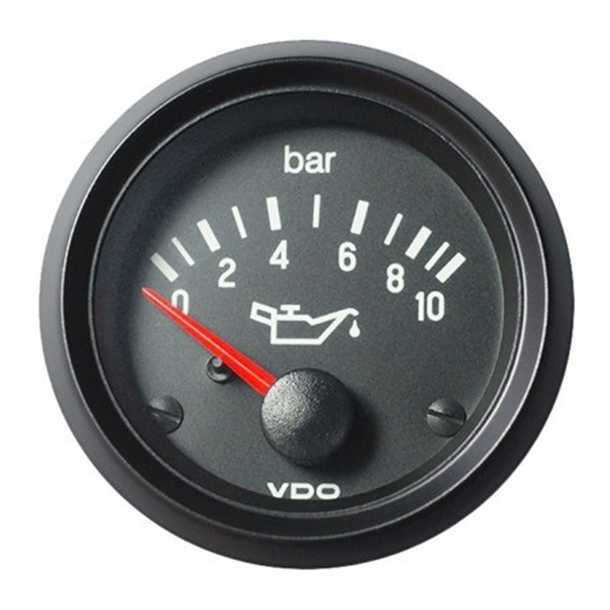 VDO Engine oil pressure Gauge 10Bar 52mm 24V